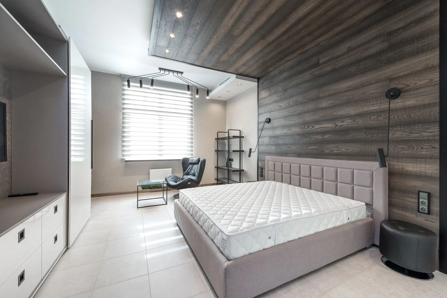 Fresh mattress and bedding prepared for allergy-conscious cleaning
